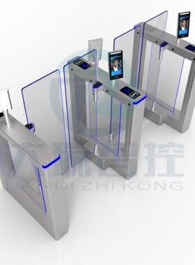 健身房防跨越摆写楼高39552档闸人脸识字别闸机新颖撞短桥式防摆