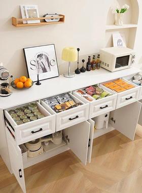 餐边柜定作储物柜简约家用靠柜房碗柜61707客厅边柜厨收边纳墙置