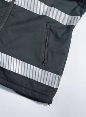 出口热多口款道工路施反光衣反光安全服秋冬帖季节袋RSST008夹克