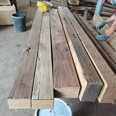老榆木旧方子风化方木老实木料料SIY木方房梁木木隔材原木断榆木