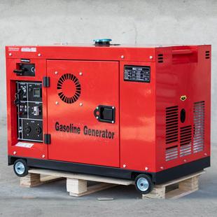 v1kw静音汽油发电机组单相2820小型移动三相30双电压工业级无品