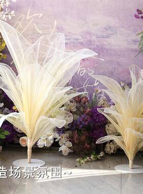 巨型造型婚花树仿真花束花41859艺装置礼背景婚礼饰装橱窗纸花婚庆舞台