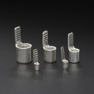 CH片终端裸端线端子头铜鼻子接头接C4564821-形4紫铜焊口铜J鼻子