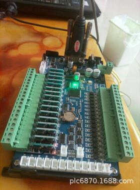 PLC工控板国产F3U单板式365589FX3U-326MR/MXT-10AD2DA带4DDAA带4