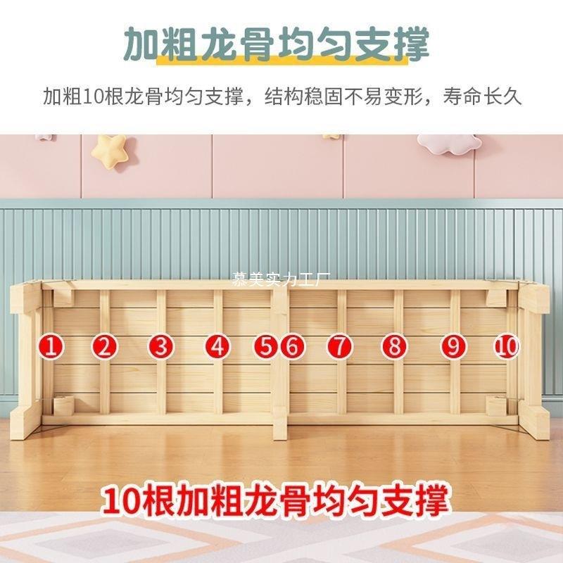 折叠宽床接拼家用床边床加婴床儿床加宽儿童床双人午休TIV成人床