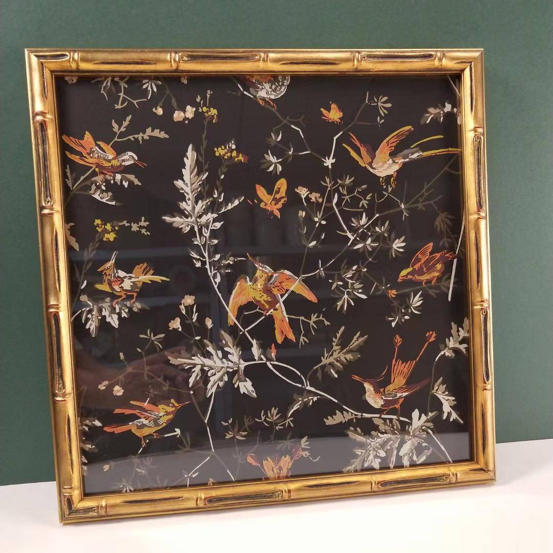 CYZ法式轻奢挂画玫众古瑰花女孩小装画客饰厅餐厅卧室床头复欧式