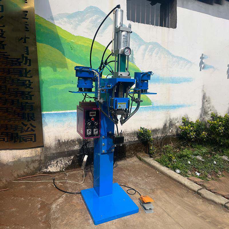 自动手动双粒铆钉机机双头铆压钉机双粒铆钉气液增压缸铆钉冲型小