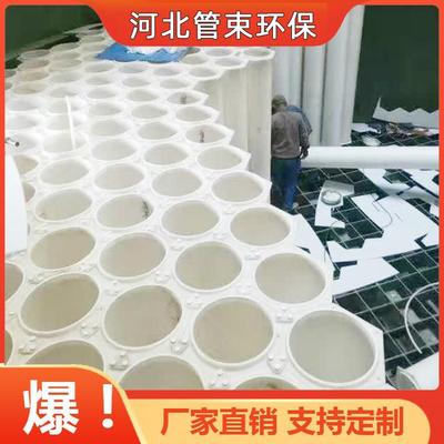 生产管束除雾器双螺旋玻璃钢PP管束式除尘除雾器冷凝器湍流器