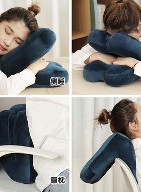 办公室抱午睡小学睡34005生午枕趴趴枕枕男生款觉枕头睡趴睡枕午