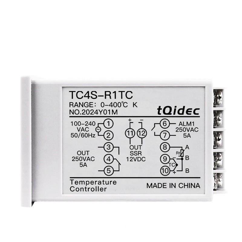 tqide电c台泉气温控仪表TSC4多种输入字显示智76140能数PID调节温