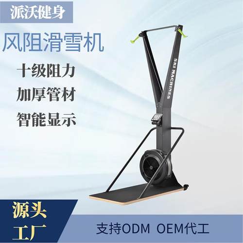 有氧健身C2风阻滑雪机训练器健身器材外贸商用室内风阻滑雪机