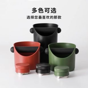 塑料加厚桶桶粉家用盒渣收纳敲渣咖啡工具粉圆形半自动咖啡机迷你