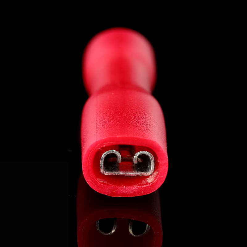 母全预绝缘端头 FDFD1-110 插簧母全护套 绝缘接线端子母1000只