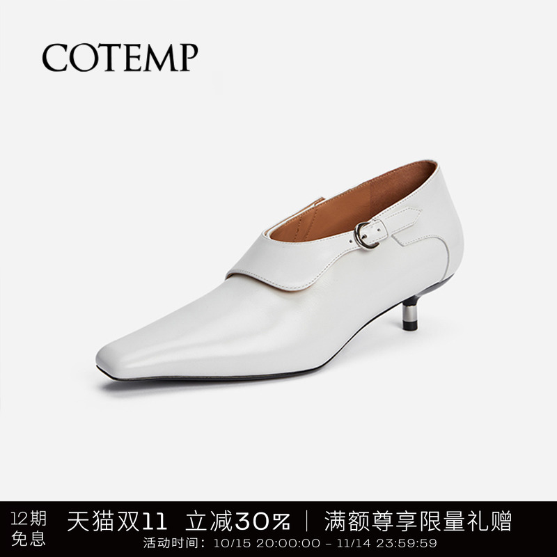 cotemp经典脚裸靴小猫跟乐福鞋