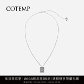 cotemp 镂空雕花水晶小书系列项链 26SS新款 Libro Series