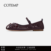 玛丽珍鞋 女 Ceol Mazzetto25FW花朵钉珠奶奶鞋 明星同款 cotemp