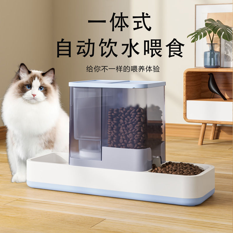 宠物猫碗食盆狗狗饮水器猫咪流动饮水机不插电猫自动喂食用品爆款