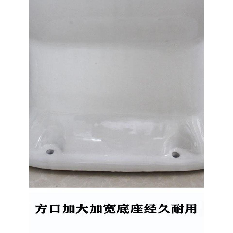 农村厕所改造旱厕陶瓷免冲水直通式家用蹲便器改坐便器老年人马桶