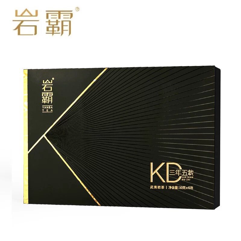 岩霸(YANBA TEA) KD三年五载 牛栏坑 三年陈肉桂 五年陈水仙60g盒