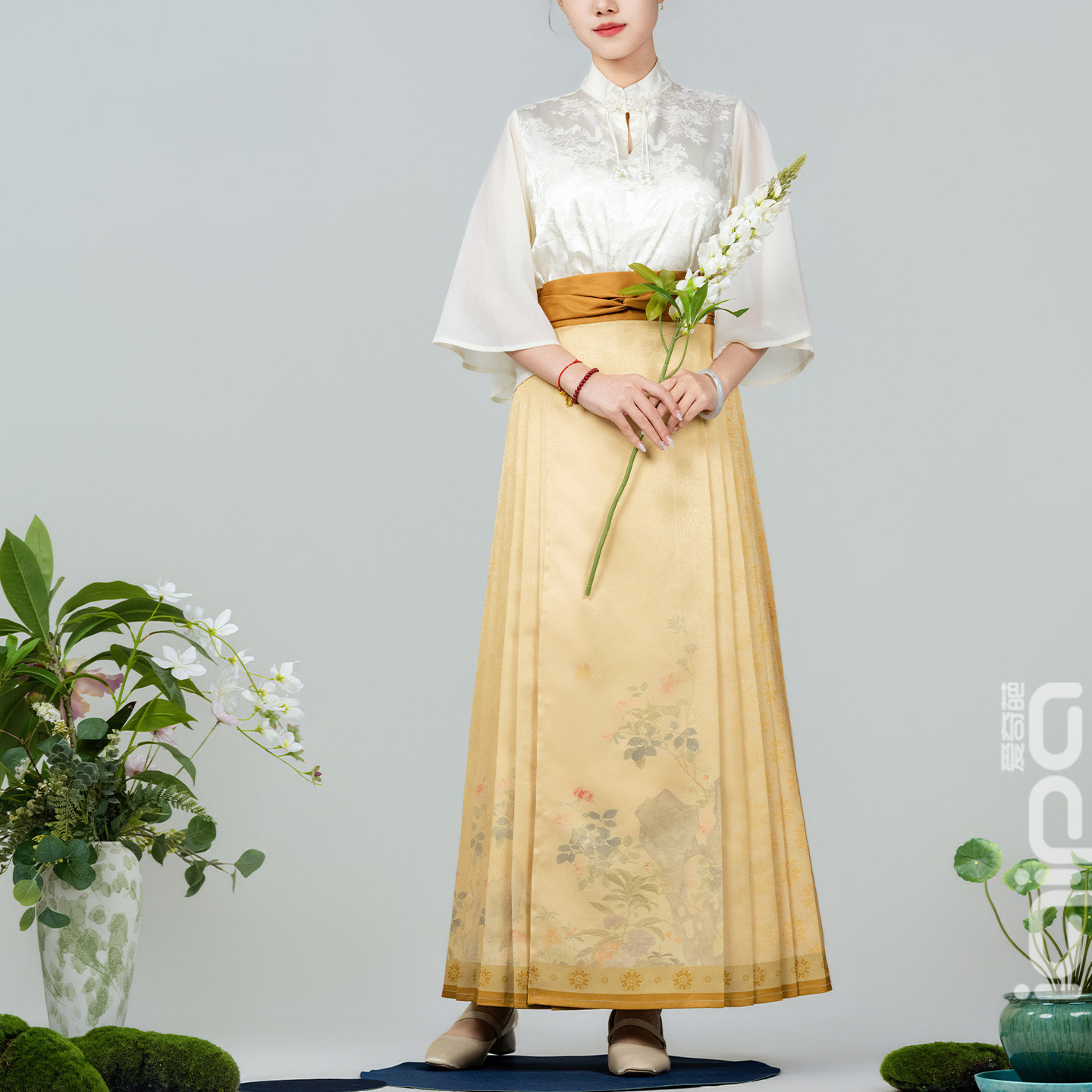 爱奇葩iqipa 时华纪瑞马面裙女夏季清雅新中式国风2026新款汉服