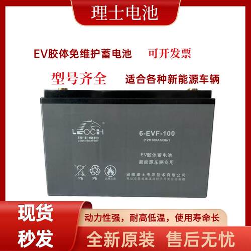理士电池6-EVF-100B150/12V120AH75AH80玛西尔电车洗地机叉车电瓶