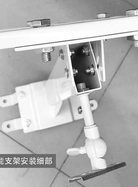 光伏板支架可调角度太阳板40-100W路灯工程电池盒监控支架配螺丝