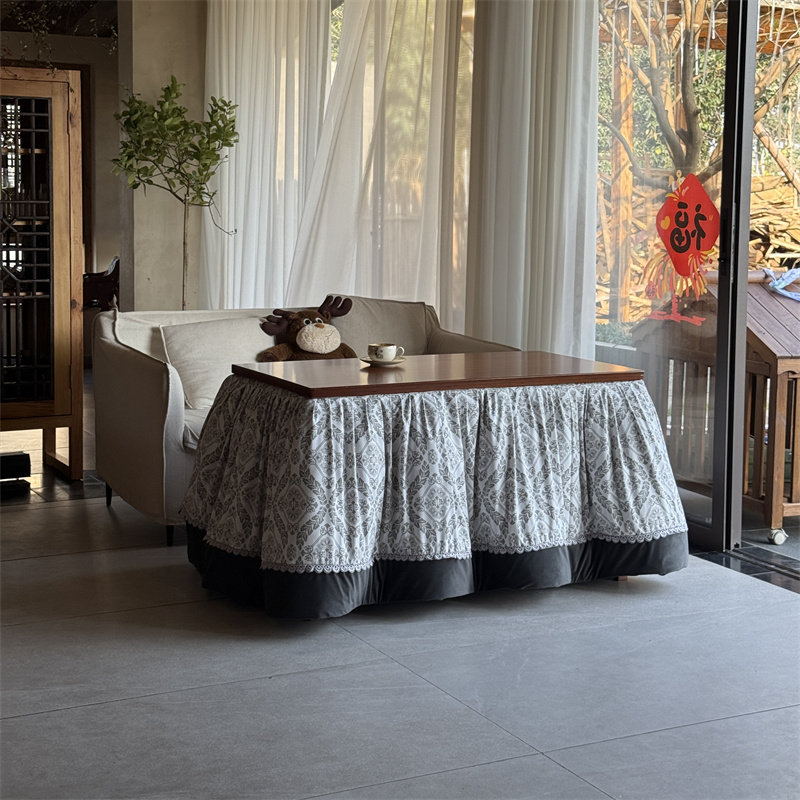 新款拼色加绒可脱胆拆洗电烤火折叠烤火桌茶几烤火被烤火罩桌布,居家布艺,烤火罩,淘宝优惠券,粉丝福利购,淘宝优惠卷