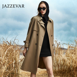 2026春风衣女中长款高级感韩系减龄英伦风垂感大衣外套女