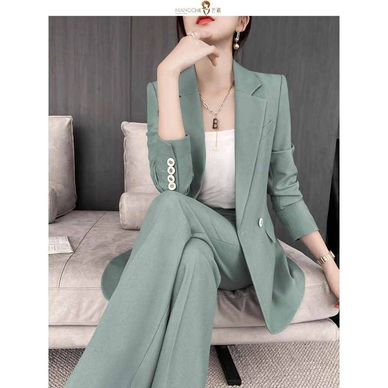 个性西装套装女设计独特时尚气质女神范休闲高级西服外套职业