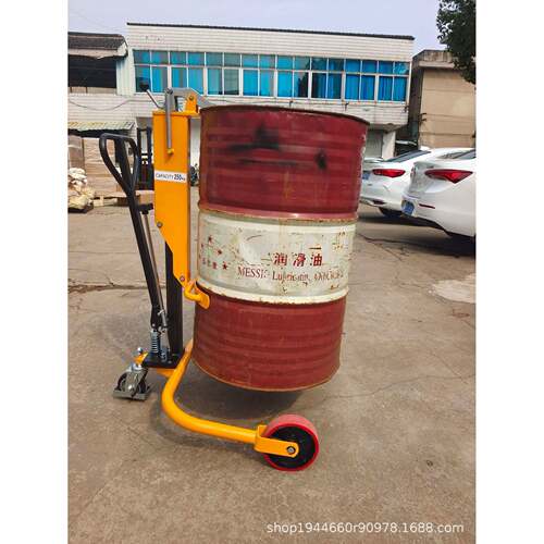 直销DT250液压油桶车手动油桶搬运车250KG咬嘴油桶车手推油桶车