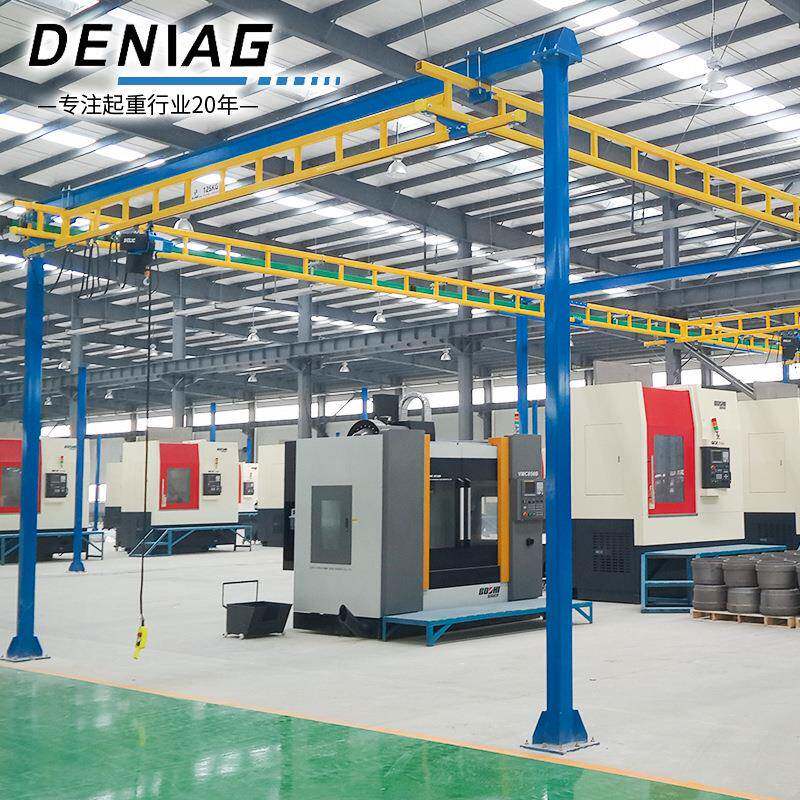 江苏厂家组合式轻小型起重0.5T1T轨道KBK起重机轻型装备