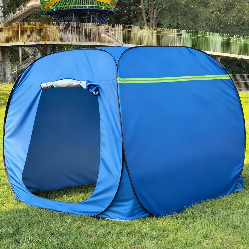 户外临时救灾帐篷居家隔离防风保暖救援篷现场勘察免搭建室内方舱