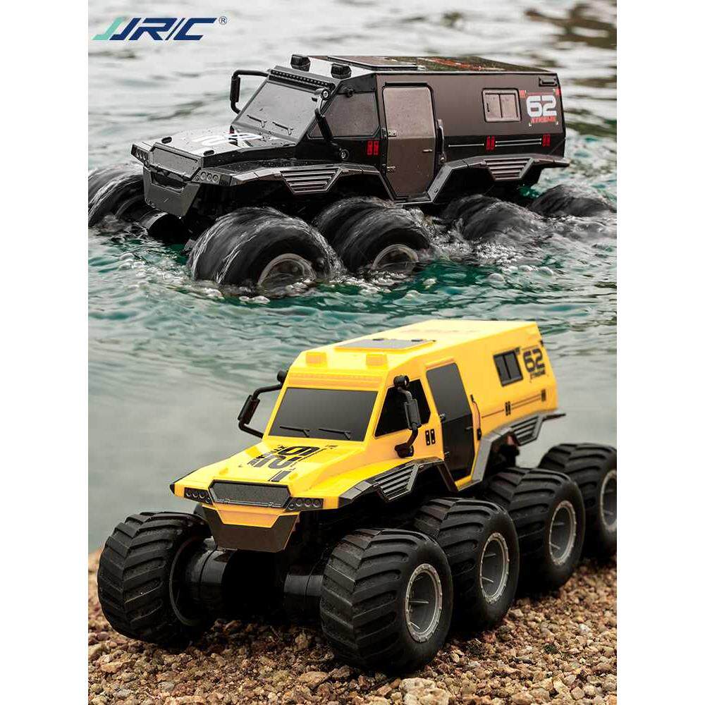 rc水陆两栖电动八轮八驱儿童遥控车四驱攀爬越野车男孩玩具汽车