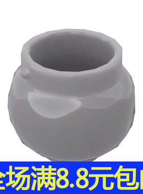 MOC 98374 小颗粒积木兼容国产 零配件 容器罐子6153593坛子