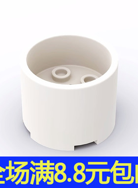 兼容国产73111 国产教育积木3x3x2 带十字轴孔 中心凹陷圆柱砖