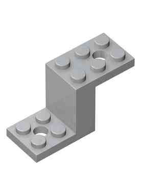 国产积木MOC 小颗粒兼容国产配件76766--6087-28964 2x5x2托架件