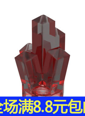 国产MOC 30385 小颗粒积木兼容国产装饰零配件 宝石 矿石 水晶石