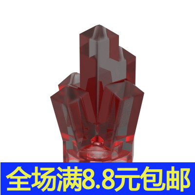 国产MOC 30385 小颗粒积木兼容国产装饰零配件 宝石 矿石 水晶石