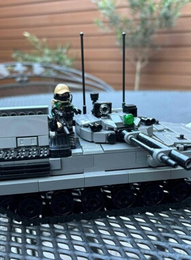 苏联研制的第三代履带式步兵战车 BMP-3步兵坦克模型益智拼插玩具