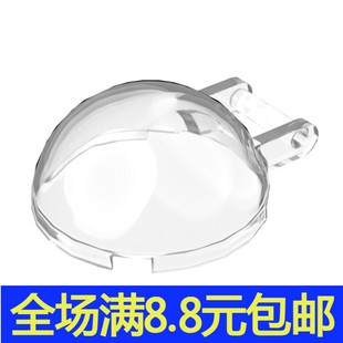 挡风玻璃圆形罩 4x4x1 兼容国产18990 小颗粒积木配件中国国产