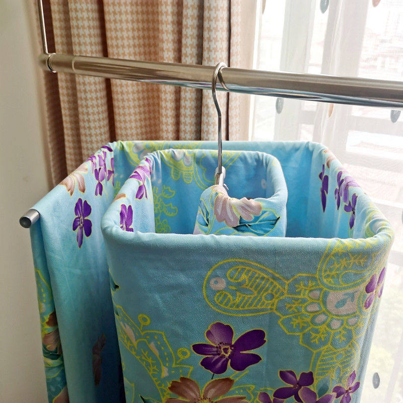 晒被子床螺旋式晒衣架方形旋转晾被架阳台挂式凉晒架晾衣架