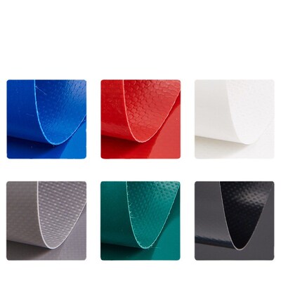 红色刀刮布防水遮阳布雨棚货车帆布加厚隔热鱼塘防渗膜耐磨阻燃布