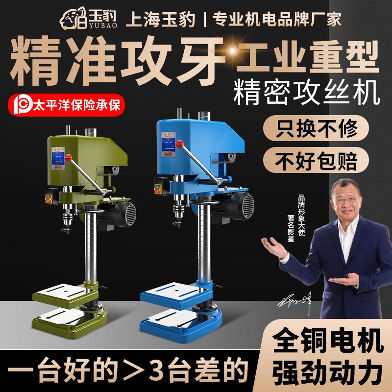 攻丝机大功率重型小型工业螺丝攻机全自动SWJ-12套丝螺纹台式攻牙