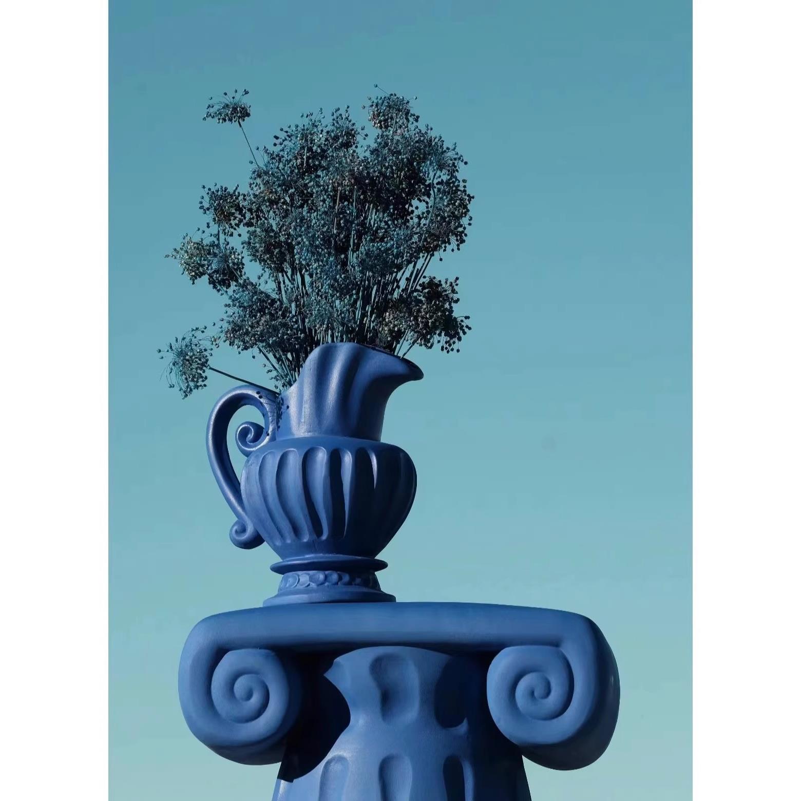 意大利塞莱蒂粘土花瓶艺术花盆礼品珠宝饰品软装饰客厅花盆