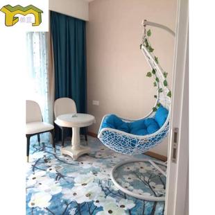 户外室内吊椅摇椅阳台家用懒人户外摇篮秋千藤编椅卧室吊篮室外