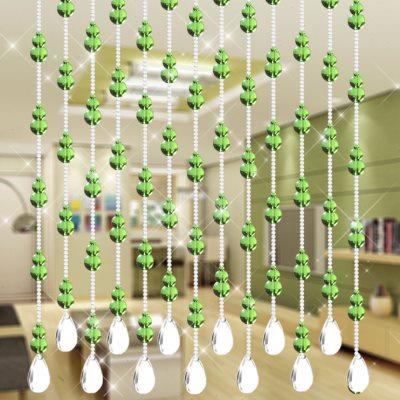 水晶珠帘门帘客厅隔断帘水晶帘过道装饰帘珠子散珠diy手工材料包