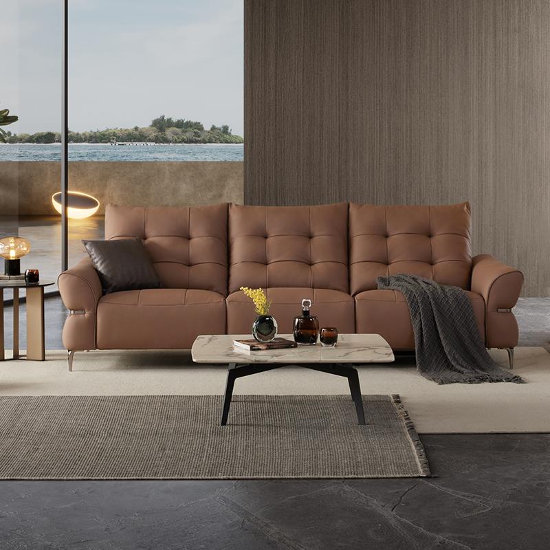 【新品首发】LAZBOY乐至宝真皮沙发电动功能0靠墙复古风683巴赫