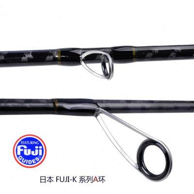 高档SeekBass根钓竿2.2米L快调日本fuji配件高碳路亚竿翘嘴鲈鱼虫