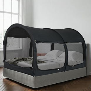 ALVANTOR夏季室内床上遮光帐篷家用保暖保温防蚊网纱速开窗帘蚊帐