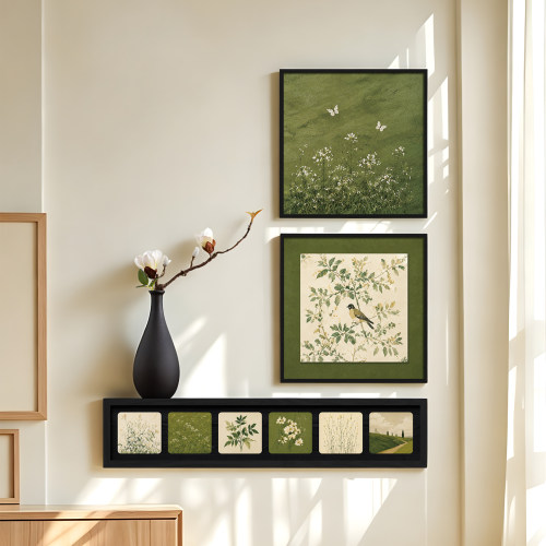 盈浩法式中古风植物花卉装饰画